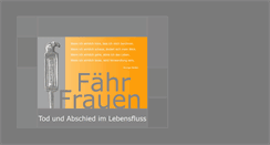 Desktop Screenshot of faehrfrauen.ch
